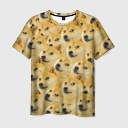 Мужская футболка 3D Doge