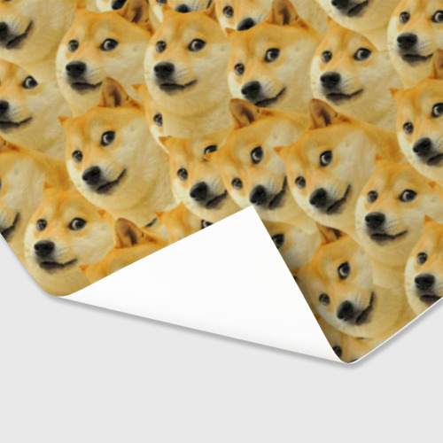 Бумага для упаковки 3D Doge - фото 3