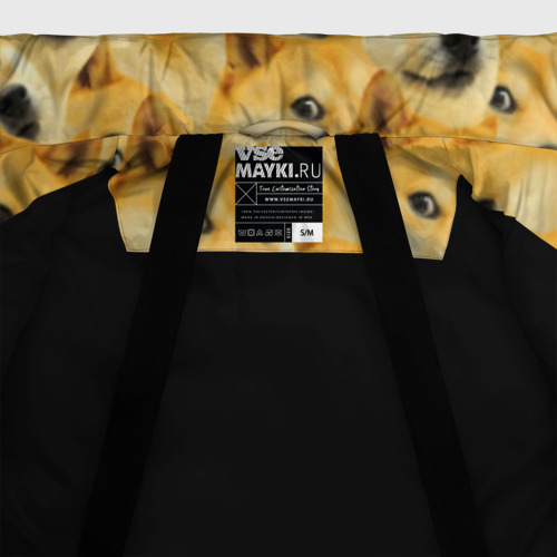 Женская зимняя куртка Oversize Doge, цвет черный - фото 7