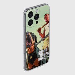 Чехол для iPhone 16 Pro силиконовый с защитой камеры GTA - фото 2