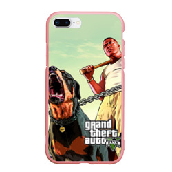 Чехол для iPhone 7Plus/8 Plus матовый GTA