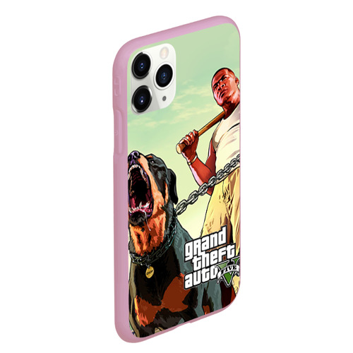 Чехол для iPhone 11 Pro Max матовый GTA, цвет розовый - фото 3