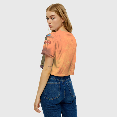 Женская футболка Crop-top 3D GTA, цвет 3D печать - фото 5