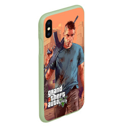 Чехол для iPhone XS Max матовый GTA - фото 2