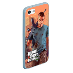 Чехол для iPhone 5/5S матовый GTA - фото 2