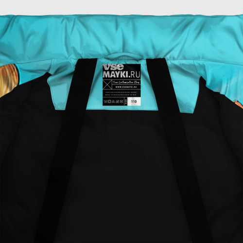 Зимняя куртка для девочек 3D GTA, цвет черный - фото 7