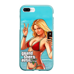 Чехол для iPhone 7Plus/8 Plus матовый GTA