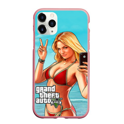 Чехол для iPhone 11 Pro Max матовый GTA