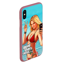 Чехол для iPhone XS Max матовый GTA - фото 2