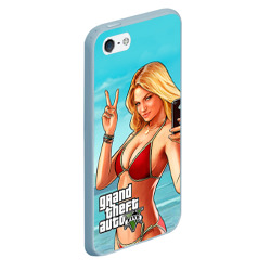 Чехол для iPhone 5/5S матовый GTA - фото 2