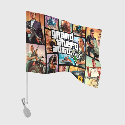 Флаг для автомобиля GTA