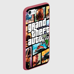 Чехол для iPhone 5/5S матовый GTA - фото 2