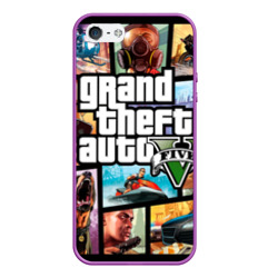 Чехол для iPhone 5/5S матовый GTA