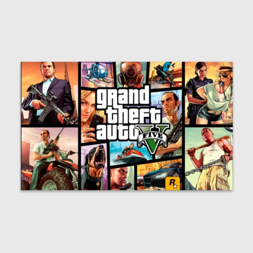 Бумага для упаковки 3D GTA
