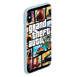 Чехол для iPhone XS Max матовый GTA - фото 2