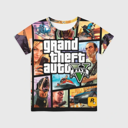Детская футболка 3D GTA