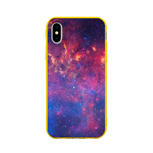 Чехол для Apple iPhone X силиконовый матовый Космос Фото 01 Чехол для Apple iPhone X силиконовый матовый Космос Фото 01