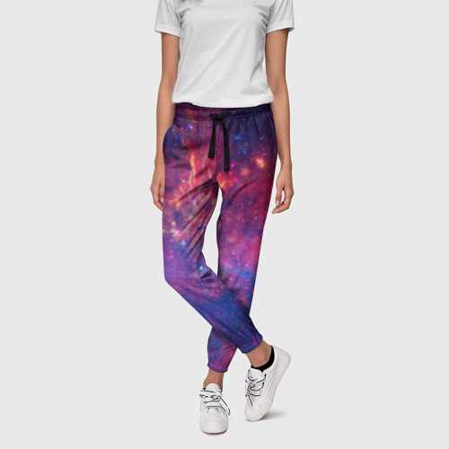 Женские брюки 3D Космос, цвет 3D печать - фото 3