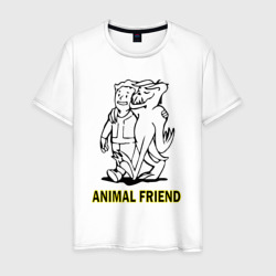 Fallout 3, Animal friend – Мужская футболка хлопок с принтом купить со скидкой в -20%