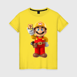 Женская футболка хлопок Super Mario