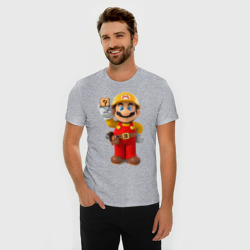 Мужская футболка хлопок Slim Super Mario - фото 2