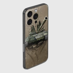 Чехол для iPhone 16 Pro силиконовый с защитой камеры Танк - фото 2