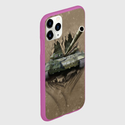Чехол для iPhone 11 Pro матовый Танк - фото 2