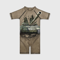 Детский купальный костюм 3D Танк