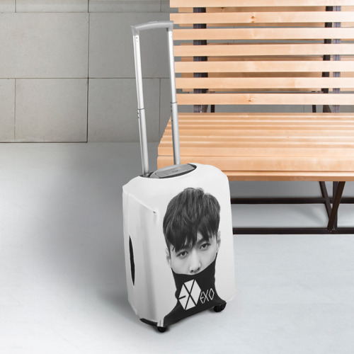 Чехол для чемодана 3D Exo, цвет 3D печать - фото 3