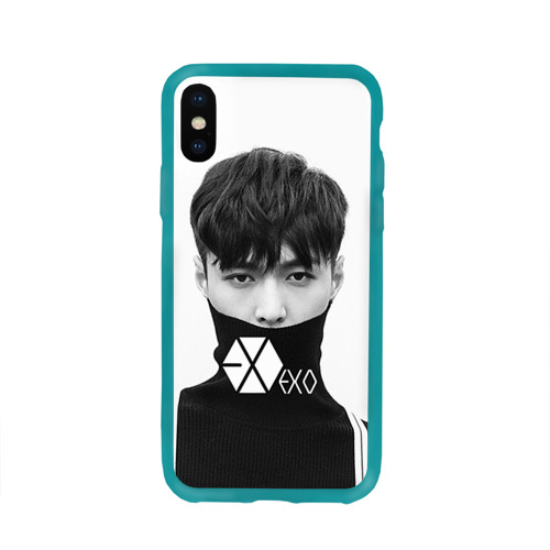 Чехол для Apple iPhone X силиконовый глянцевый Exo Фото 01 Чехол для Apple iPhone X силиконовый глянцевый Exo Фото 01