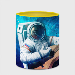 Кружка с полной запечаткой Космонавт с гитарой - фото 2