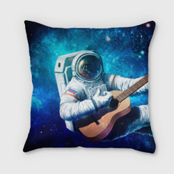 Подушка 3D Космонавт с гитарой