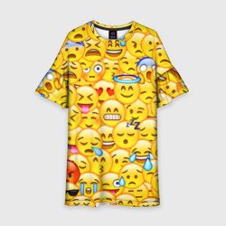 Детское платье 3D Emoji