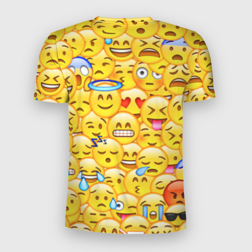 Мужская футболка 3D Slim Emoji, цвет 3D печать - фото 2