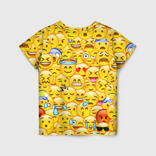 Детская футболка 3D Emoji, цвет 3D печать - фото 2