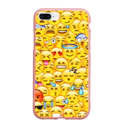Чехол для iPhone 7Plus/8 Plus матовый Emoji