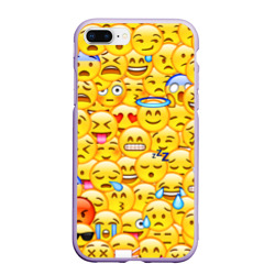 Чехол для iPhone 7Plus/8 Plus матовый Emoji