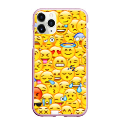 Чехол для iPhone 11 Pro Max матовый Emoji