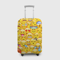 Чехол для чемодана 3D Emoji