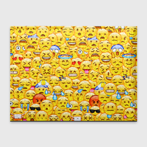 Обложка для студенческого билета Emoji, цвет черный - фото 2