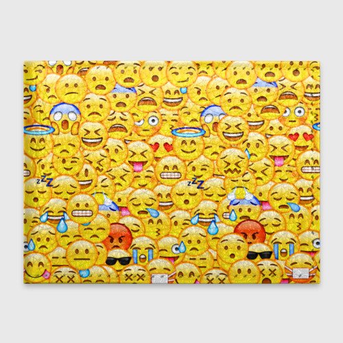 Обложка на студенческий билет Emoji (кожаная)