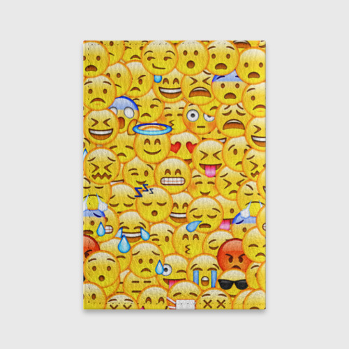 Обложка для паспорта матовая кожа Emoji - фото 2