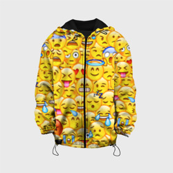 Детская куртка 3D Emoji
