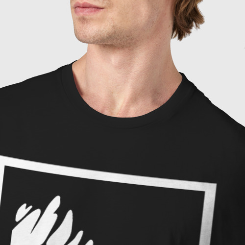 Мужская футболка хлопок Punk, цвет черный - фото 6