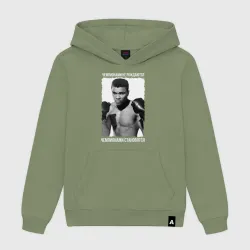 Женская толстовка хлопок Мухаммед Али