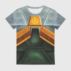 Женская футболка 3D Костюм Гордона Фримена для косплея