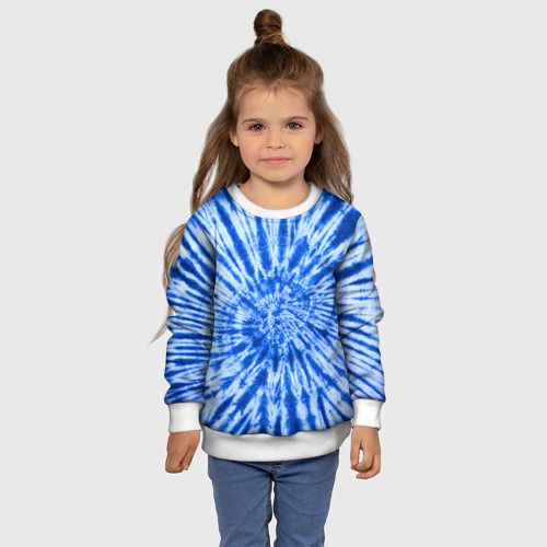 Детский свитшот 3D Tie dye, цвет 3D печать - фото 7