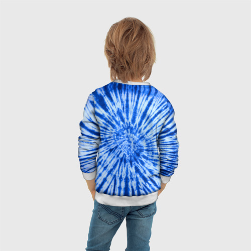 Детский свитшот 3D Tie dye, цвет 3D печать - фото 6