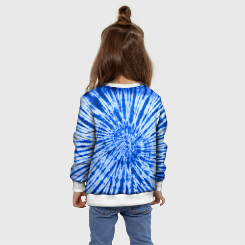 Детский свитшот 3D Tie dye, цвет 3D печать - фото 8