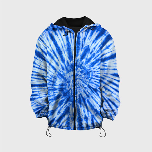 Детская куртка 3D Tie dye, цвет черный